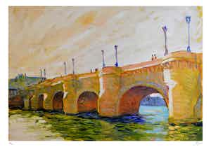 Patrick Marie - Le pont neuf - le soir III verkocht voor € 1!