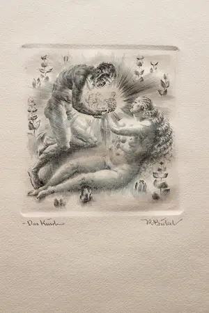 Karl Bickel - wunderschöne Radierung eines führenden Schweizer Grafikers "das Kind" kopen? Bied vanaf 264!