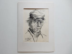 Niet of onleesbaar gesigneerd - Portret van een Volendamse visser kopen? Bied vanaf 1!