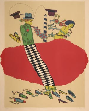 Antonio Segui - Litho, Zonder titel kopen? Bied vanaf 1!