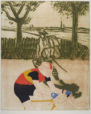 Peter Bes - Kleurenets, Van Gogh meets Peter Winnen kopen? Bied vanaf 1!