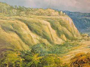 Niet of onleesbaar gesigneerd - Panorama gorge Ngarai Sianok, West- Sumatra kopen? Bied vanaf 1!