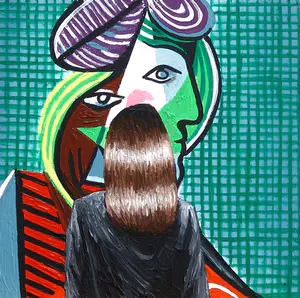 AcheterGerard Boersma - Tête De Femme (Vrouw kijkend naar schilderij van Picasso)? Enchérissez de 75!