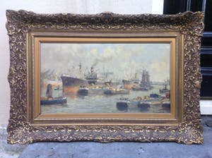 J. van Delden - C2051 - Rotterdamse Haven kopen? Bied vanaf 150!