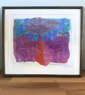 John Loker - Mooi, origineel werk - 1989 - verkocht voor € 95!