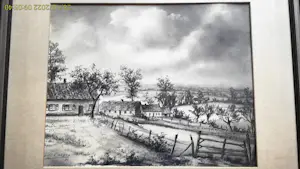 Gies Cosyns - houtskooltekening landschap kopen? Bied vanaf 95!