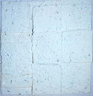 Erica van Nierop - Collage van handgeschept papier, Zonder titel verkocht voor € 1!