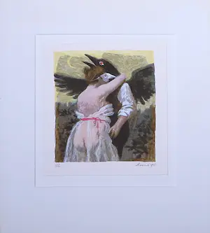 Kenne Gregoire - Zeefdruk - Omhelsing kopen? Bied vanaf 1!