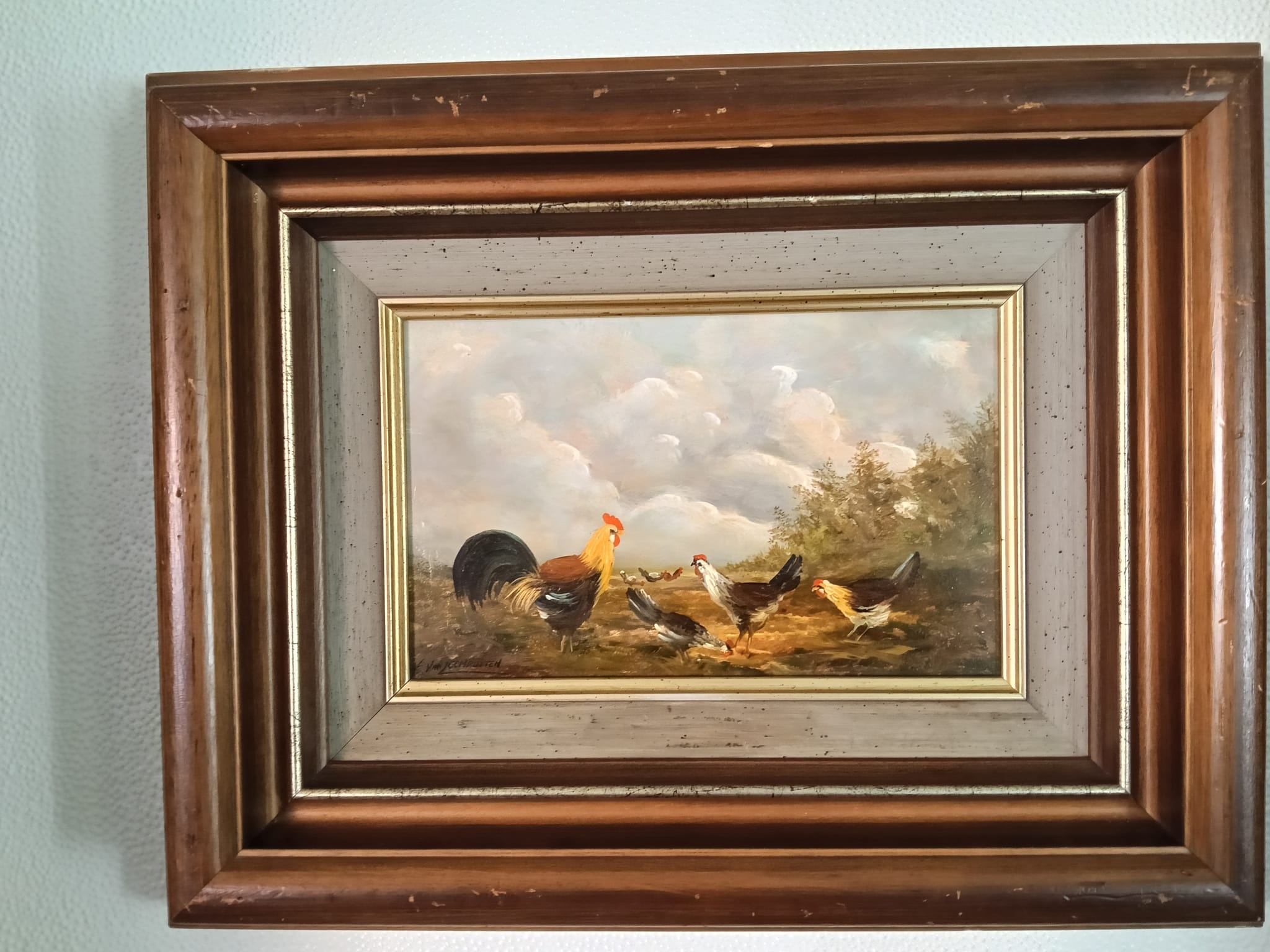 AcheterFrans Van Leemputten - haan met kippen? Enchérissez de 125!
