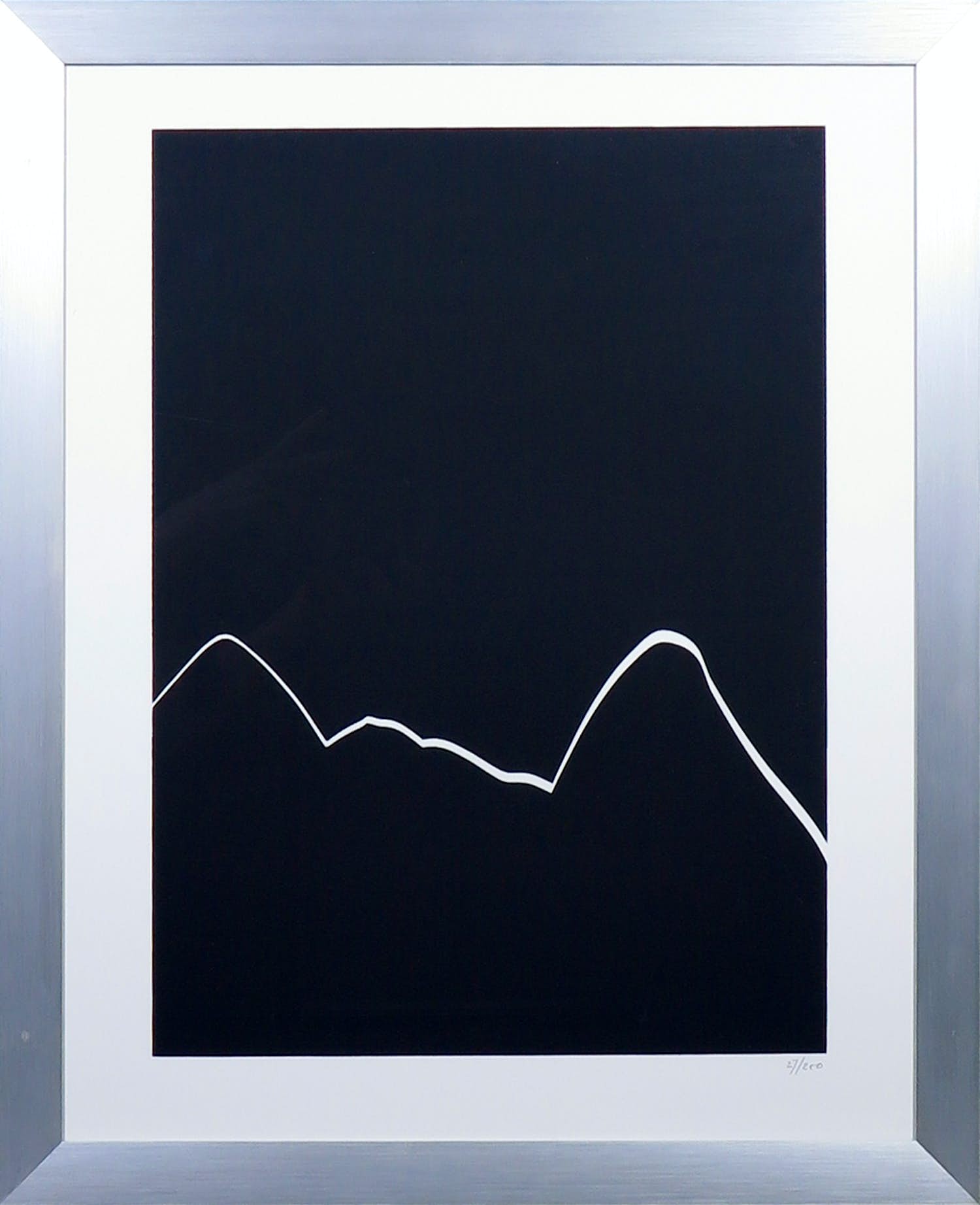 Harry van Kuyk - Zeefdruk uit het portfolio Grafinu - Ingelijst verkocht voor € 1!