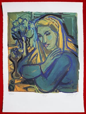 Corneille - Jonge vrouw, litho kopen? Bied vanaf 175!