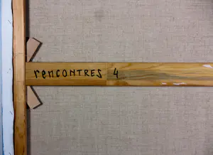 Luc Verschuuren - Acryl op doek, Recontres IV kopen? Bied vanaf 350!