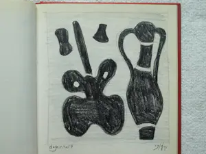 George Degenhart - 86 Gesigneerde tekeningen in een Schetsboek - 1991 kopen? Bied vanaf 100!