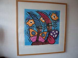 Clemens Briels - Zeefdruk, Nachtvlinders kopen? Bied vanaf 120!