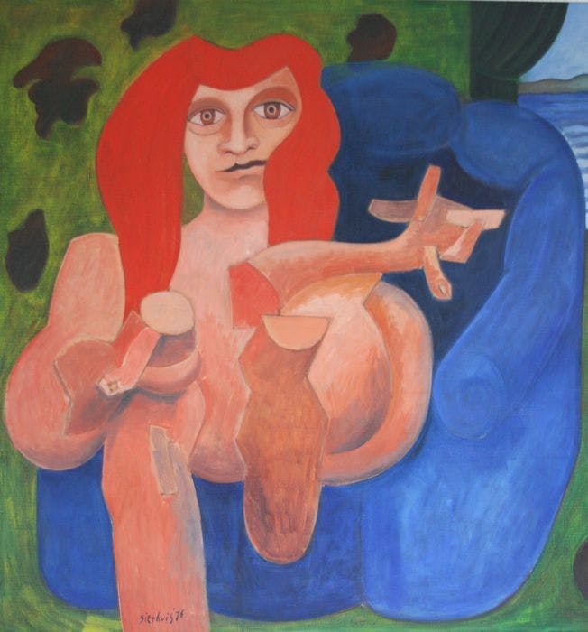 Jan Sierhuis - De blauwe crapaud kopen? Bied vanaf 900!