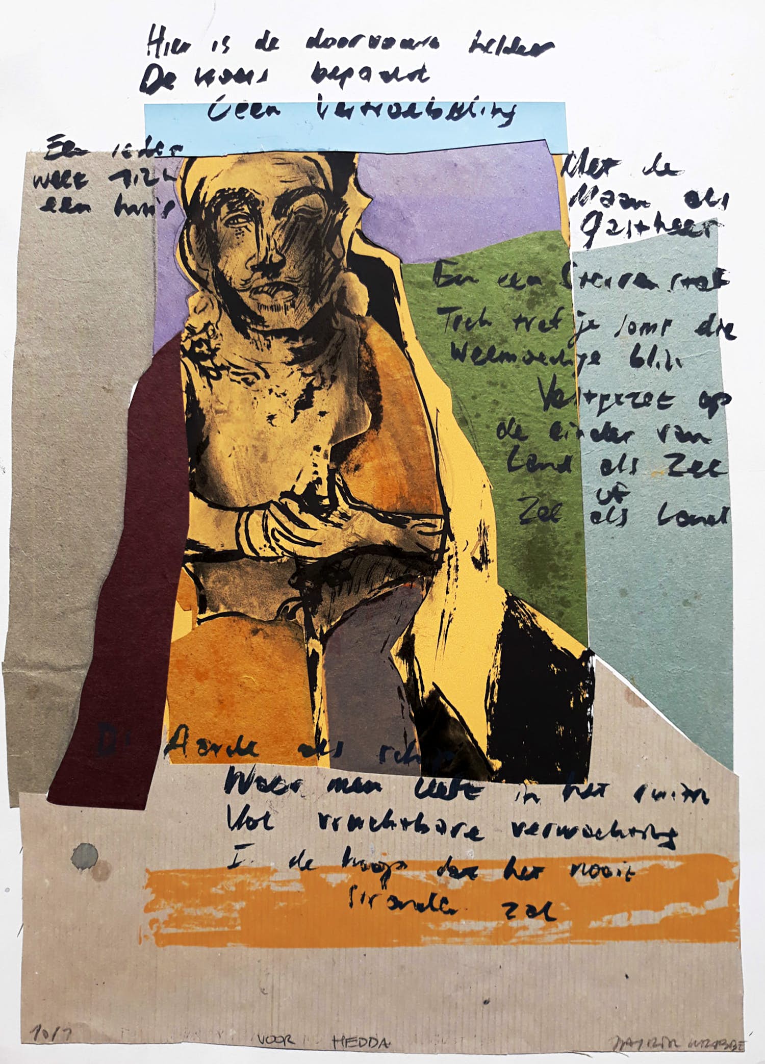 Jasper Krabbé - Vrouw, gemengde techniek verkocht voor € 175!