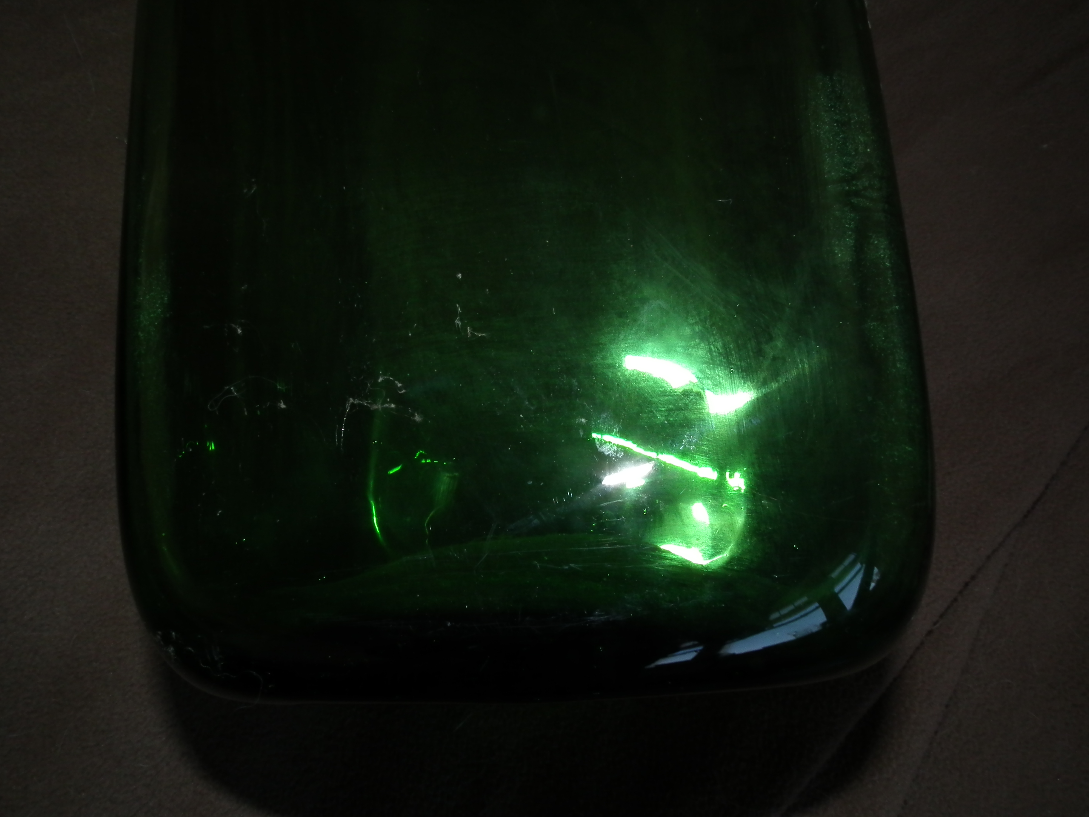 Empoli Glas - Empoli verde vaas met aangezet oor kopen? Bied vanaf 50!