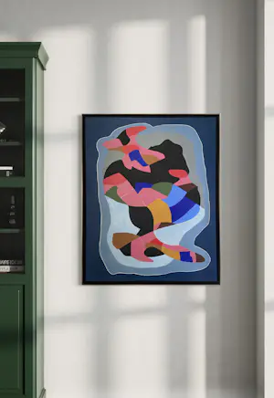 Jozef Mees - Abstracte compositie kopen? Bied vanaf 1500!