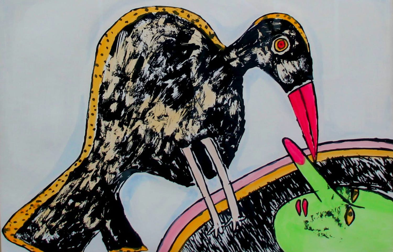 Corneille - Met aquarel ingekleurde litho: 'Les aventures de Pinocchio - '73 - '88 kopen? Bied vanaf 1995!