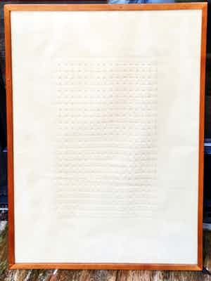 Jan Henderikse - C3373, blinddruk met dollarcents, nr. 11 van 100 verkocht voor € 750!