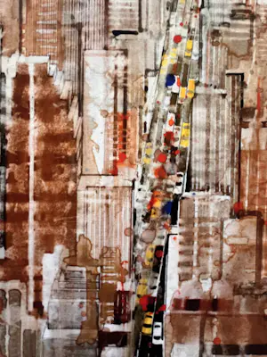 Gottfried Salzmann - Gesigneerde giclée - "NY Perspective I" - EA kopen? Bied vanaf 125!