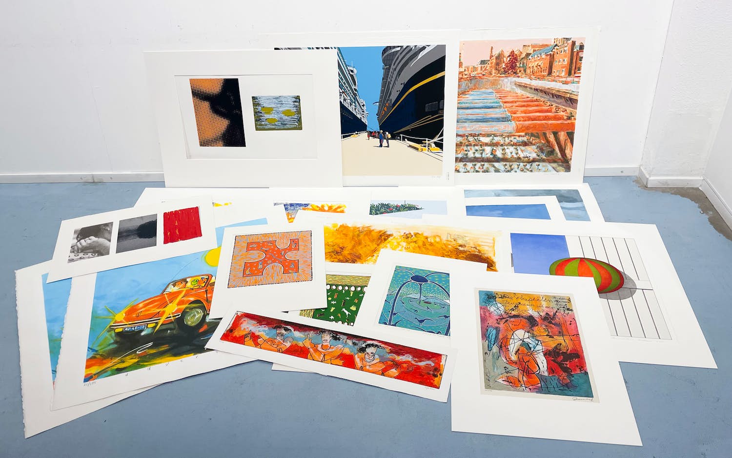 Marinus Fuit - Wil Willemsen, en anderen! VERRASSINGSLOT! 20 werken op papier verkocht voor € 1!