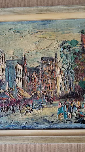 Arnoldus Oldenhave - Het Rembrandtplein in Amsterdam - jaren 50/60 kopen? Bied vanaf 250!