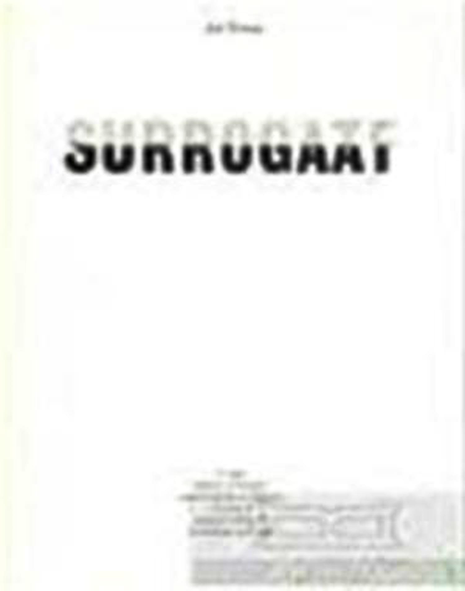 Various Artists Books - SURROGAAT kopen? Bied vanaf 1!