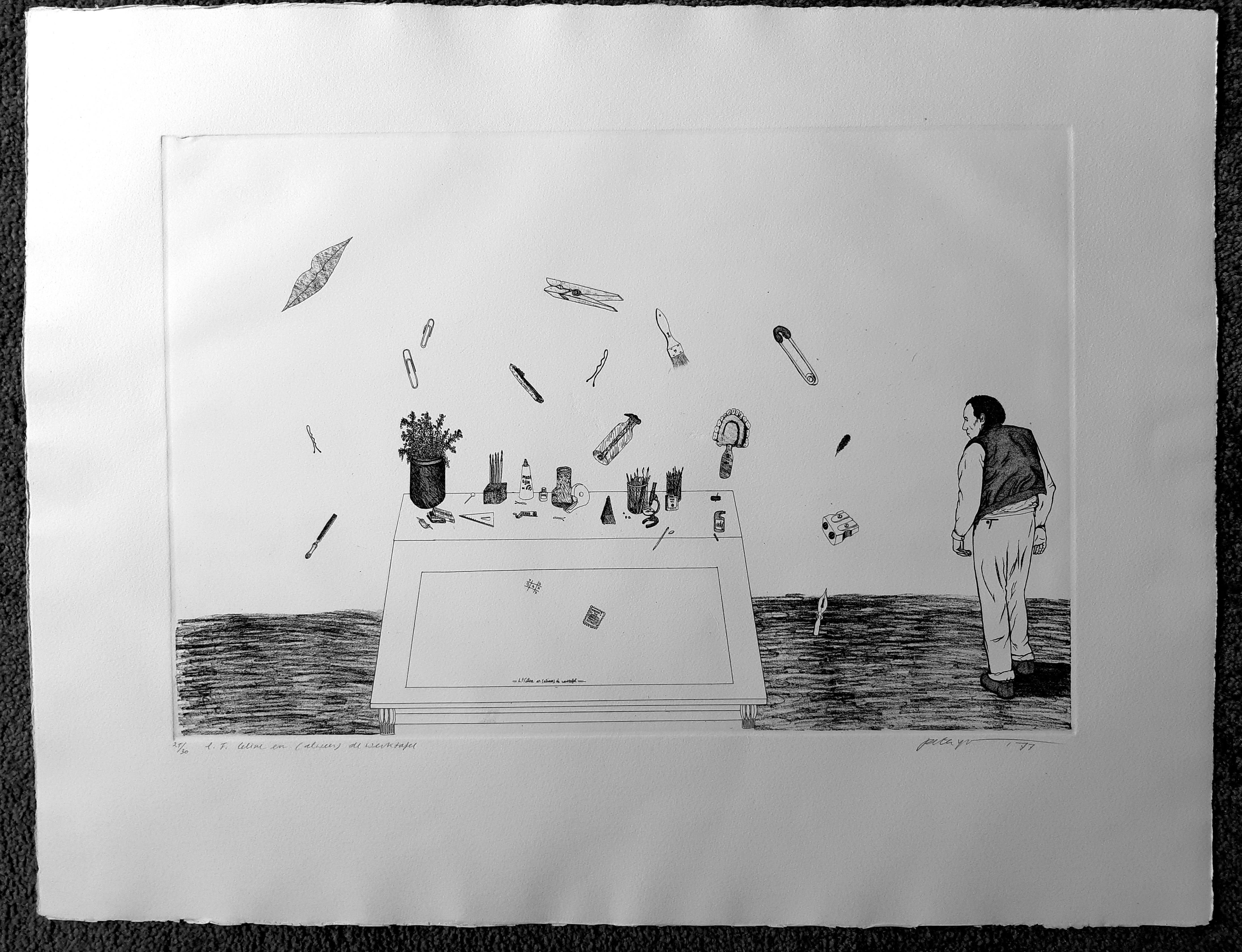 Niet of onleesbaar gesigneerd - L.F. Céline en (alweer) de werktafel kopen? Bied vanaf 1!