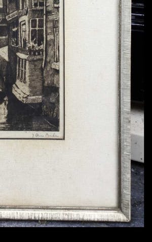 Jan Sirks - C3842-4, ets, Rotterdam, r.o. gesigneerd kopen? Bied vanaf 75!