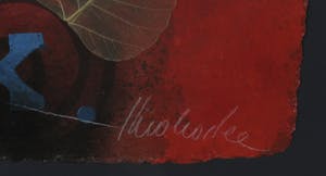 Theo Koster - Zeefdruk en collage, Zonder titel - Ingelijst kopen? Bied vanaf 35!