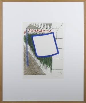 Roger Raveel - Ets, De vlag van het niets - Ingelijst kopen? Bied vanaf 700!