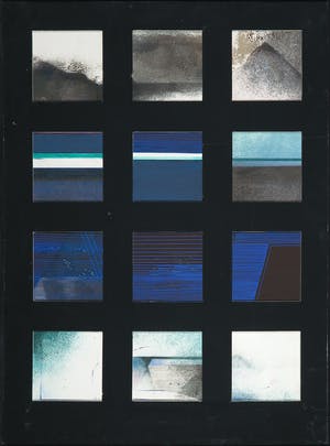 Ton Orth - Gemengde techniek op papier, 12-luik kopen? Bied vanaf 80!