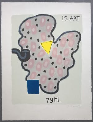 Reinier Lucassen - IS ART - gesigneerde zeefdruk kopen? Bied vanaf 125!