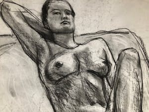 Ton Etman - dubbelzijdige naakttekeningen door Ton Etman kopen? Bied vanaf 55!