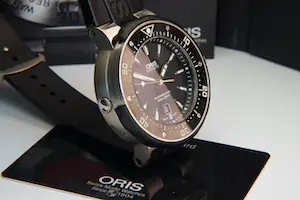 131- Robuuste ORIS - ProDiver Date - sport horloge met orig. Duikklok verpakking kopen? Bied vanaf 630!