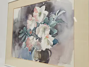 Hen Euverman - stilleven - amarylissen kopen? Bied vanaf 20!