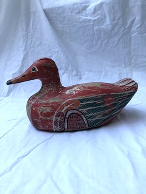 Curiosa - Antieke lokeenden en haas, Frankrijk 1920 - 1925 kopen? Bied vanaf 1!