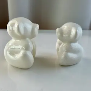 Boch Frères Keramis - & Royal Boch - Twee beertjes oud en nieuw - design Rik Delrue kaufen? Bieten Sie von 55!