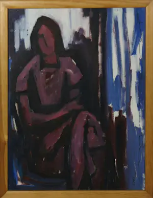 Janus Nuiten - Lot van zes schilderijen en 1 tekening kopen? Bied vanaf 100!