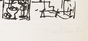 Niet of onleesbaar gesigneerd - Droge naald, Zonder titel kopen? Bied vanaf 1!