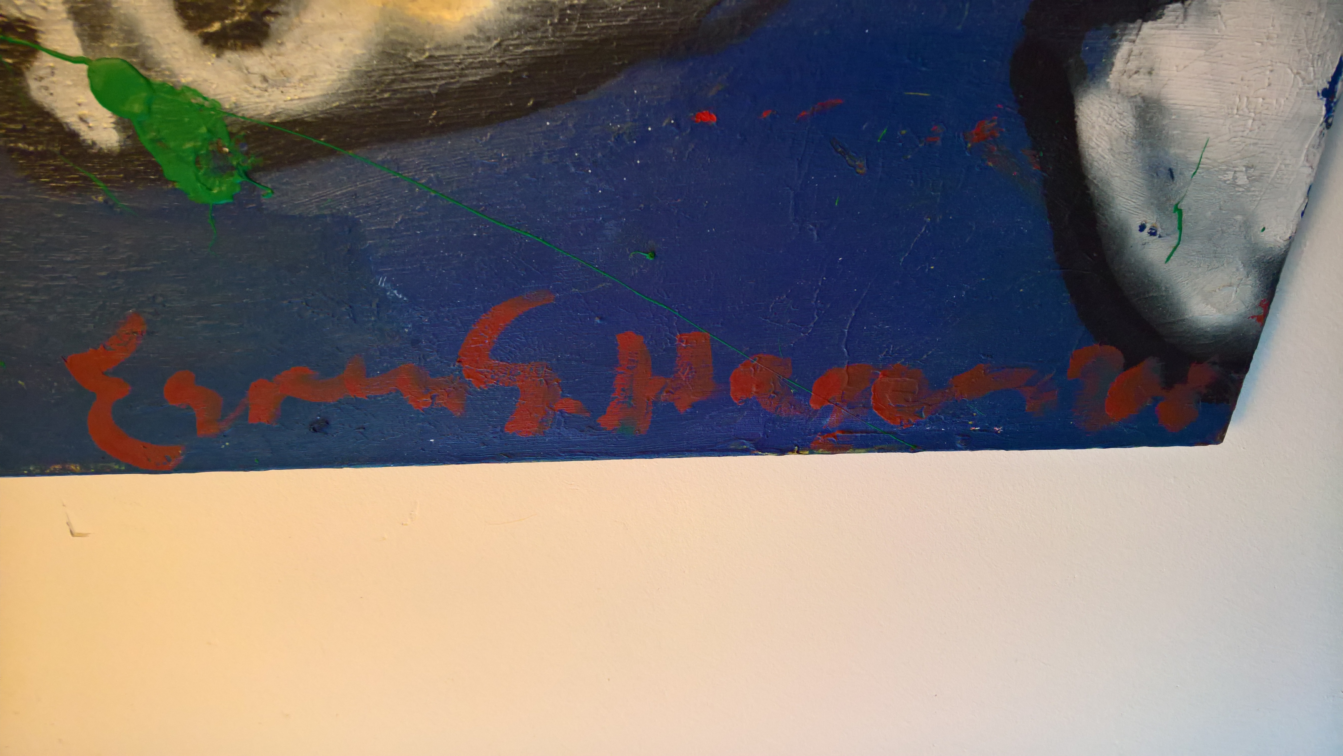 Espen Hagen - Origineel schilderij Espen Greger Hagen – Police - Wanted kopen? Bied vanaf 280!