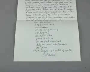 Roger Raveel - Collectie naslagwerken met tentoonstellingsuitnodigingen en gesigneerde brief kopen? Bied vanaf 50!
