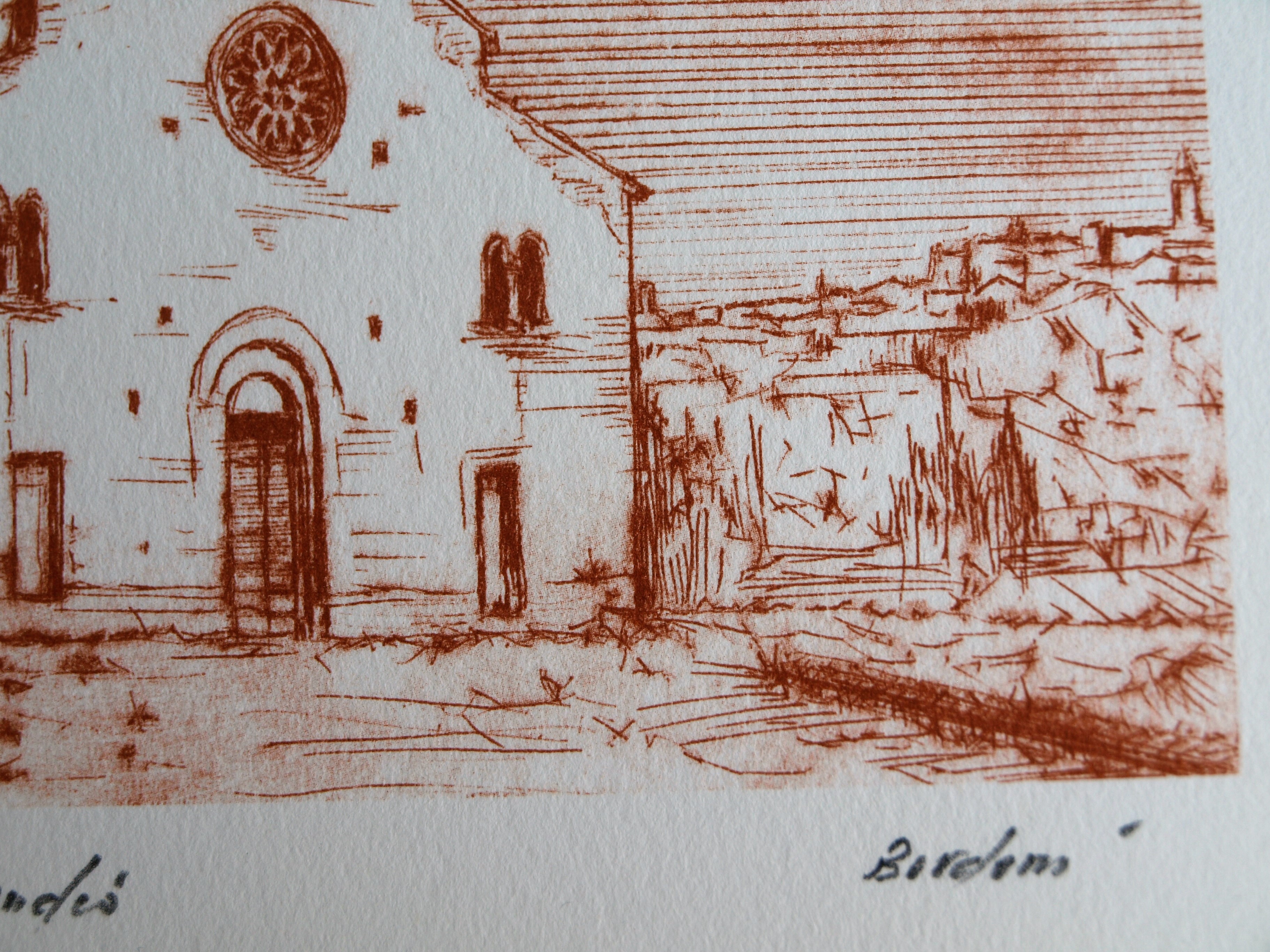 Niet of onleesbaar gesigneerd - 3 Litho’s , gesigneerd – Italiaanse kunstenaar kopen? Bied vanaf 1!