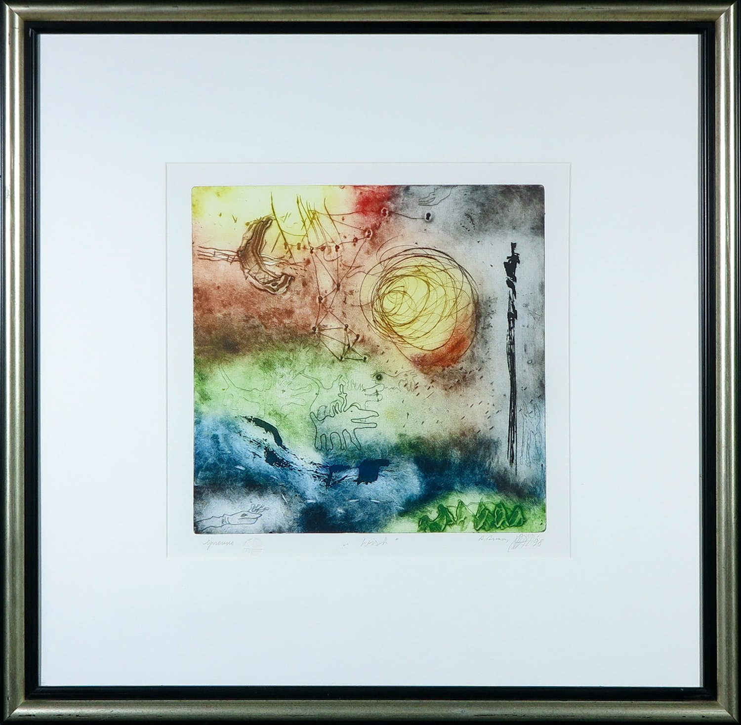 Ad Arma - Kleurenets, Wish - Ingelijst kopen? Bied vanaf 70!