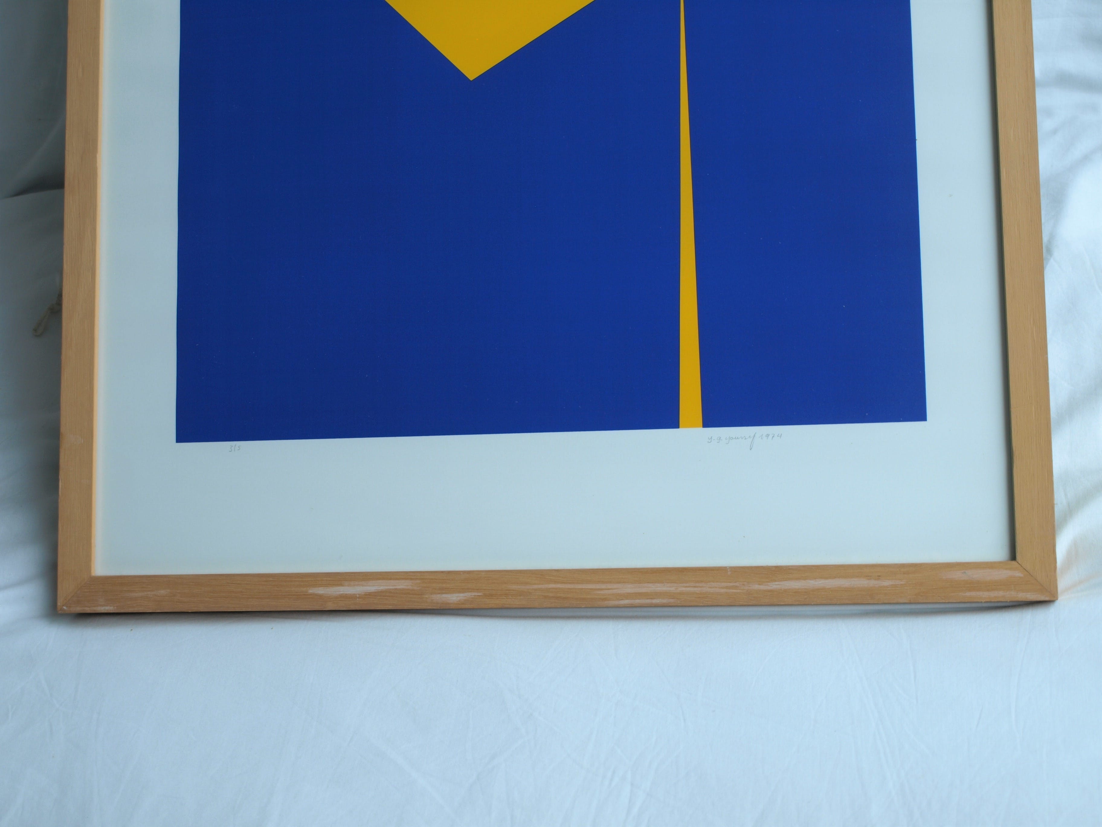 Yahya Youssef - Zeefdruk , Portefeuille I - gesigneerd & ingelijst - 1974  kopen? Bied vanaf 50!