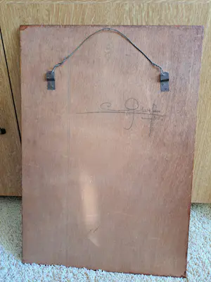 Louis Pilet - Tegeltableau, Nederlands landschaps kopen? Bied vanaf 50!