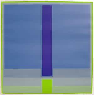 Karl Gerstner - Geometrische Komposition, Siebdruck verkocht voor € 295!