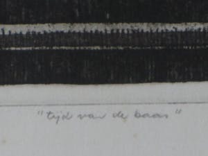 Pol Jong - Tijd van de baas - Ets kopen? Bied vanaf 50!