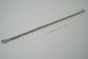 1515 - elegante 18 karaats Witgouden unisex "Jubilee" schakel armband - kopen? Bied vanaf 540!